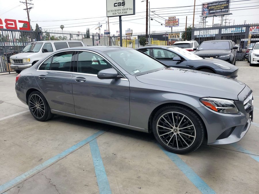 Finished gray Mercedes-Benz C-Class